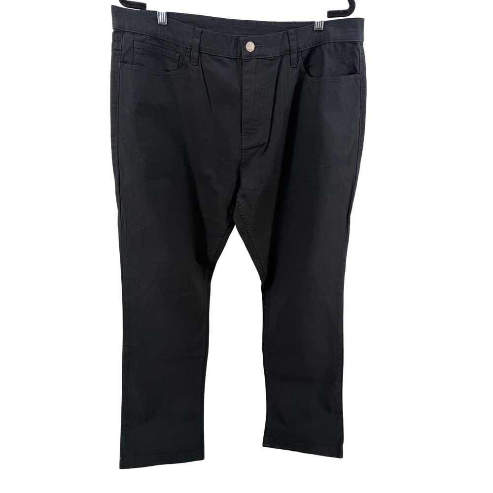 NEW Teton Gravity Research TGR‎ Mens Straight Work Pants Black 40x32